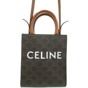Celine Triomphe Canvas Vertical Cabas Bag